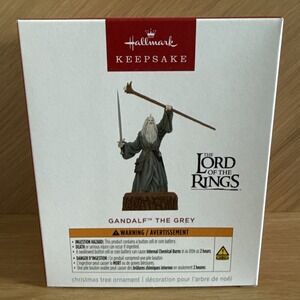 GANDALF THE GREY - The Lord of the Rings -‎ 2025 Hallmark Ornament - MAGIC - NEW